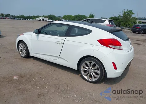 2012 Hyundai Veloster Base W/Red/Black from USA, damaged, VIN KMHTC6AD3CU051395
